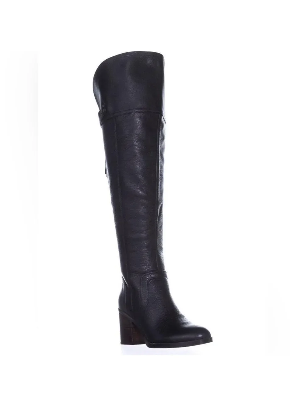 Franco Sarto Black Over-the-Knee leather Boots-size 7-EUC - Picture 7 of 15